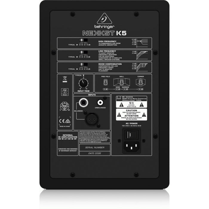 Behringer Nekkst K5 Studio Monitor (450225) - Gsus4