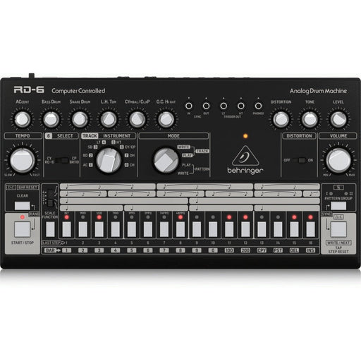Behringer RD6 Bk Analog Drum Machine (450626) - Gsus4