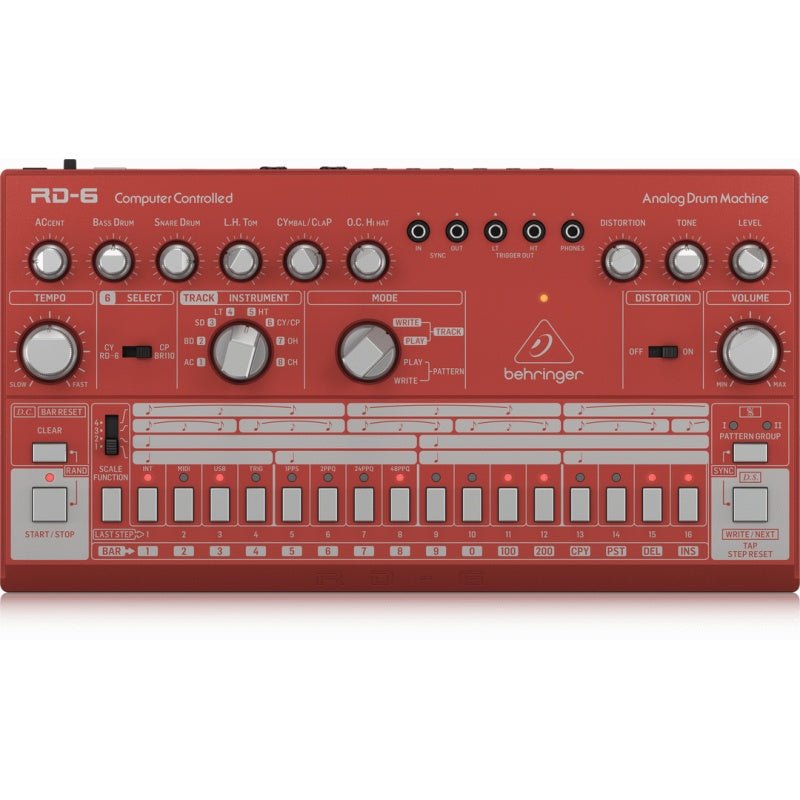 Behringer RD6 Rd Analog Drum Machine - Gsus4