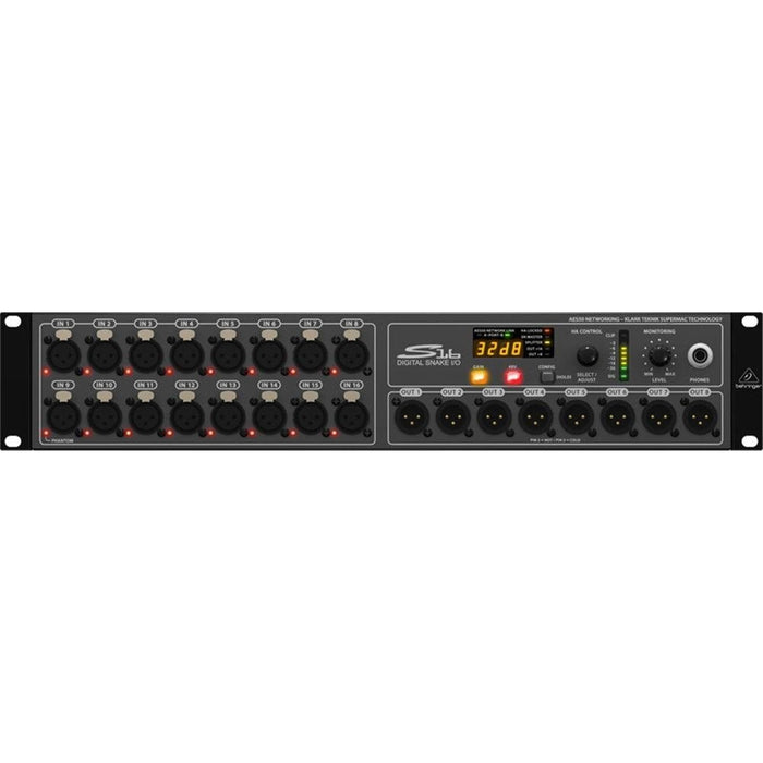 Behringer S16 Digital Snake Stage Box w/ 16 MIDAS Preamps (450177) - Gsus4