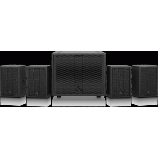 Behringer SAT1004 Installation Speaker Bundle w/ 4" Passive PA Speakers & 8" Active PA Sub (450719) - Gsus4