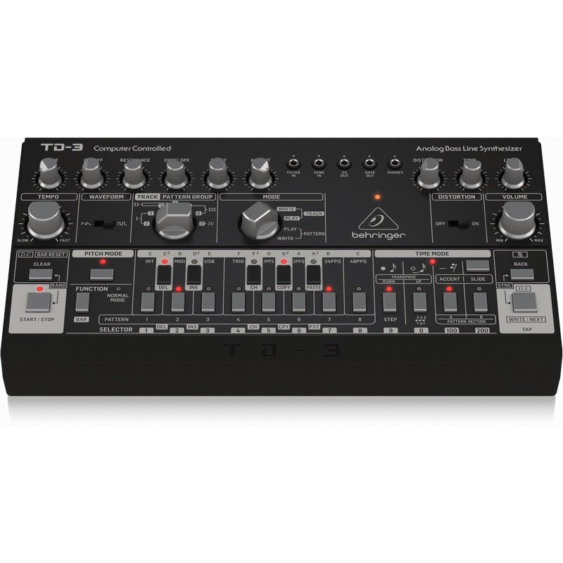Behringer TD3 Analog Bass Line Synth w/ VCO, VCF & 16-Step