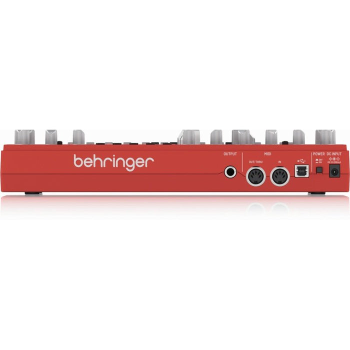 Behringer TD3 Analog Bass Line Synth w/ VCO, VCF & 16 - Step Sequencer (Red) (450569) - Gsus4