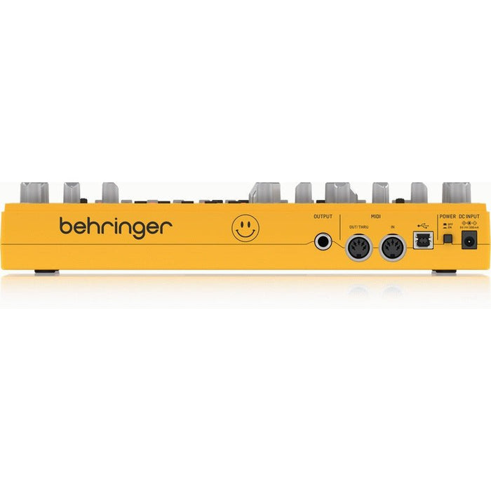 Behringer TD3 Analog Bass Line Synth w/ VCO, VCF & 16 - Step Sequencer (Yellow) (450578) - Gsus4