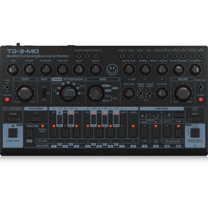 Behringer TD3 MO AM Modded Out Analog Bass Synthesizer (Black) (450760) - Gsus4