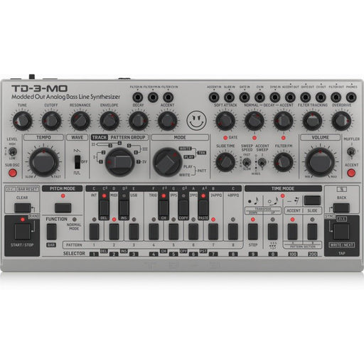 Behringer TD3 MO AM Modded Out Analog Bass Synthesizer (Silver) (450700) - Gsus4