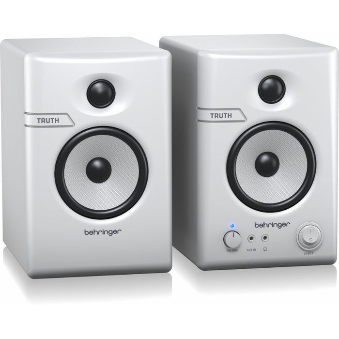 Behringer TRUTH 3.5 BT - WH Monitors w/ Bluetooth (Pair) (450847) - Gsus4
