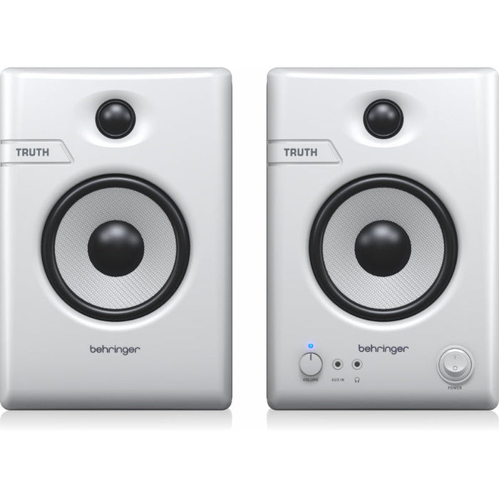 Behringer TRUTH 4.5 BT - WH Monitors w/ Bluetooth (Pair) (450848) - Gsus4