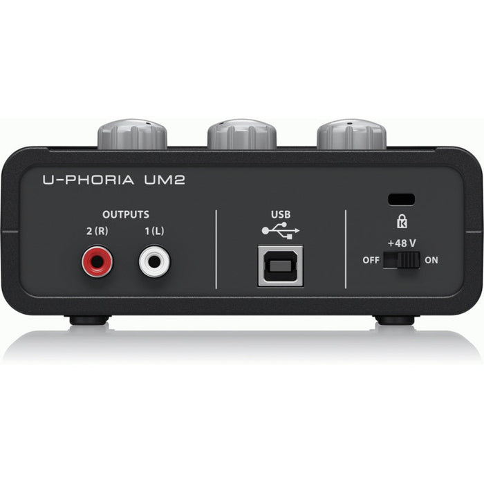 Behringer U - Phoria UM2 2x2 USB Audio Interface (450279) - Gsus4