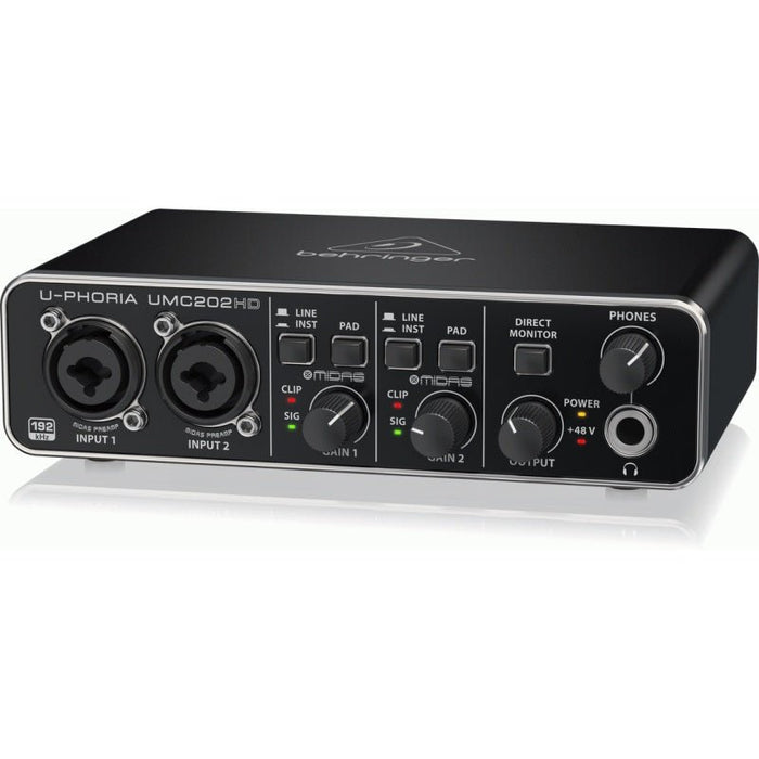 Behringer U - Phoria UMC202HD 2x2 USB Audio Interface (24 - Bit/192kHz) (450270) - Gsus4