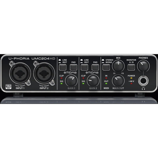 Behringer U - Phoria UMC204HD 2x4 USB Audio Interface (24 - Bit/192kHz) (450269) - Gsus4