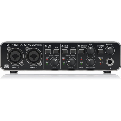 Behringer U - Phoria UMC204HD 2x4 USB Audio Interface (24 - Bit/192kHz) (450269) - Gsus4