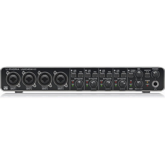 Behringer U - Phoria UMC404HD 4x4 USB Audio Interface (24 - Bit/192kHz) (450268) - Gsus4