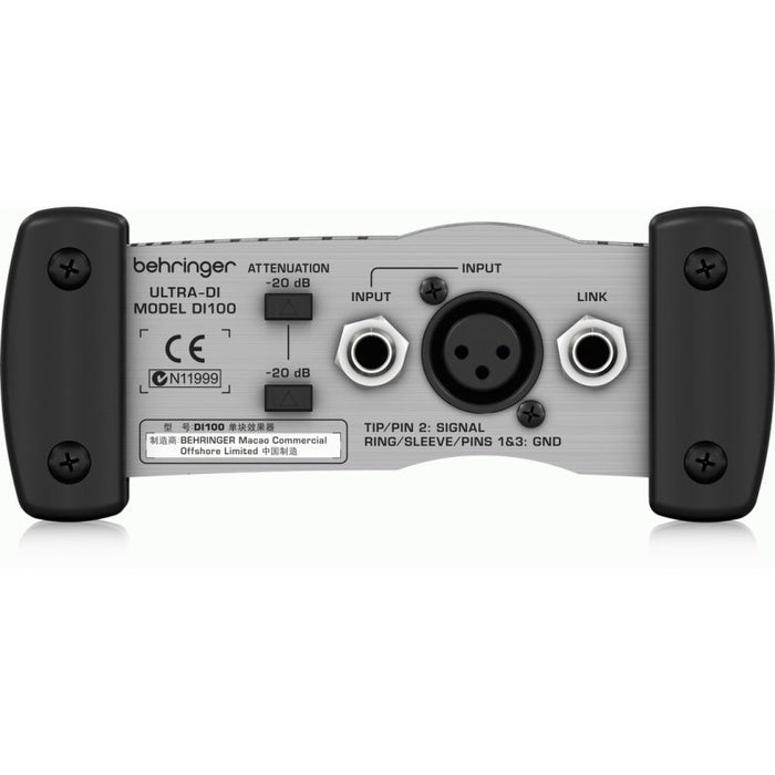 Behringer Ultra - DI DI100 Battery/Phantom Powered DI - Box (450230) - Gsus4
