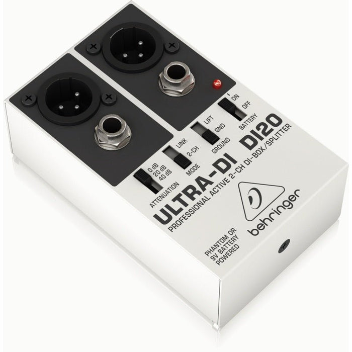 Behringer Ultra - DI DI20 2 - Channel DI - Box/Splitter (450232) - Gsus4