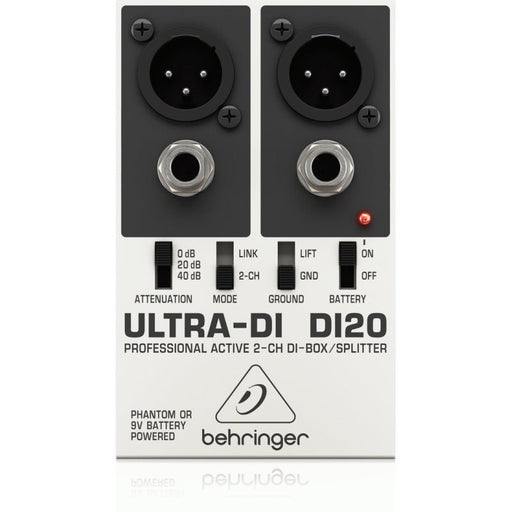 Behringer Ultra - DI DI20 2 - Channel DI - Box/Splitter (450232) - Gsus4