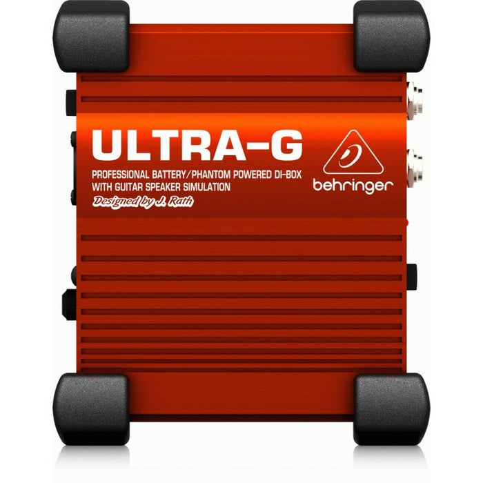 Behringer Ultra - G GI100 Guitar Battery/Phantom Powered DI - Box (450231) - Gsus4