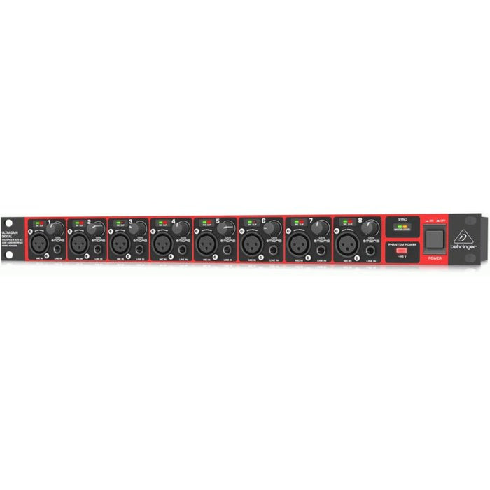 Behringer Ultragain ADA8200 ADAT w/ MIDAS Mic Preamps (450266) - Gsus4