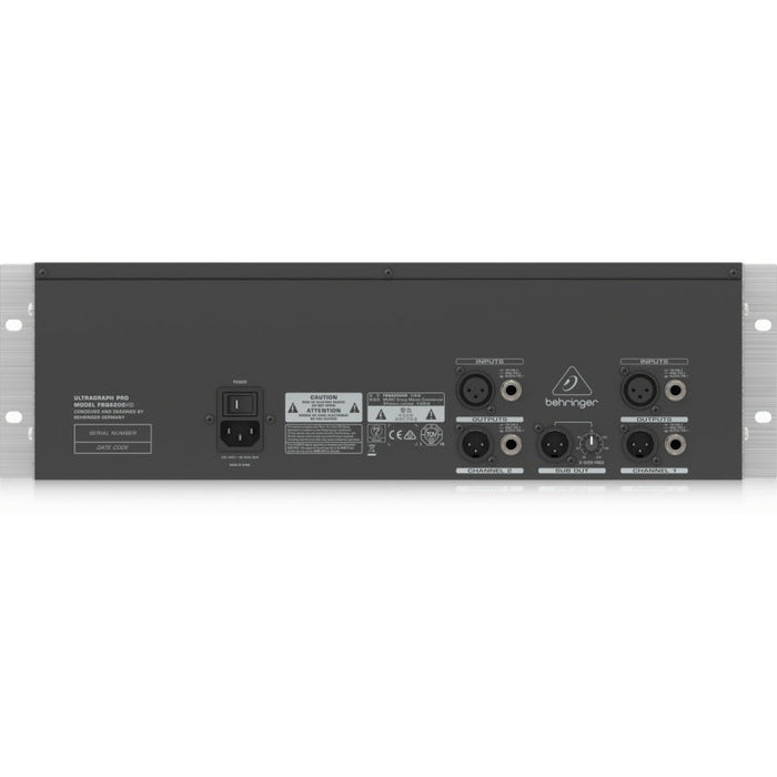 Behringer Ultragraph Pro FBQ6200HD Hi - Def 31 - Band Stereo Graphic EQ (450473) - Gsus4