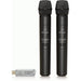 Behringer Ultralink ULM202USB 2.4G Dual Wireless Mic System (450260) - Gsus4