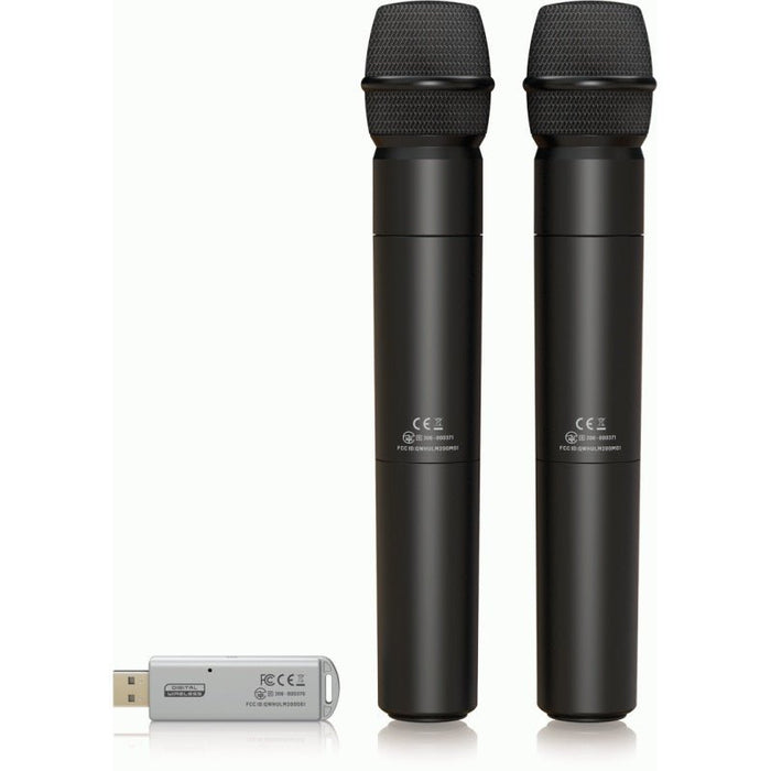 Behringer Ultralink ULM202USB 2.4G Dual Wireless Mic System (450260) - Gsus4