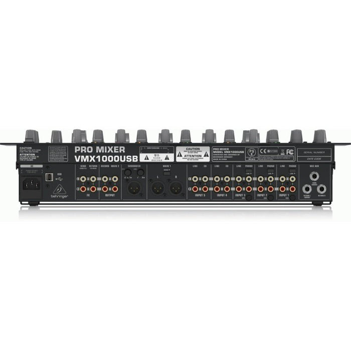 Behringer VMX1000USB Pro DJ Mixer (450087) - Gsus4