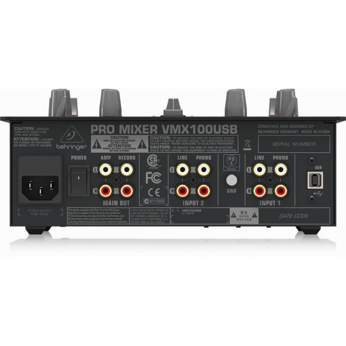 Behringer VMX100USB Pro DJ Mixer (450090) - Gsus4