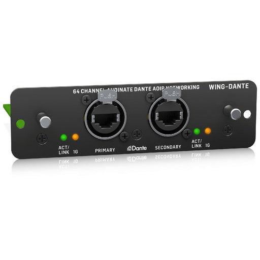 Behringer WING Dante Expansion Card for 64x64 Audinate Dante AoIP Networking (450658) - Gsus4