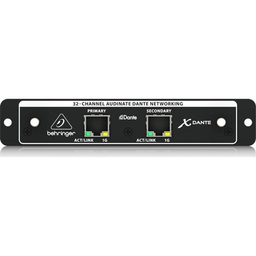 Behringer X-Dante High Performance 32-Ch Audinate Dante Expansion Card for X32 (450429) - Gsus4