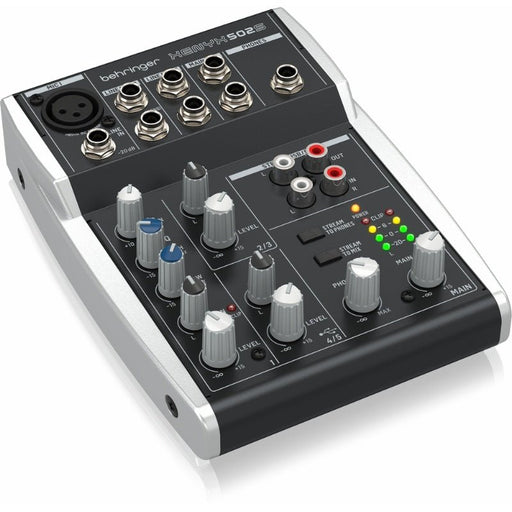 Behringer Xenyx 502S 5 Channel Mixer with USB (450736) - Gsus4