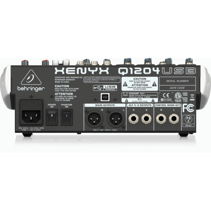 Behringer Xenyx Q1204USB Mixer (450024) - Gsus4