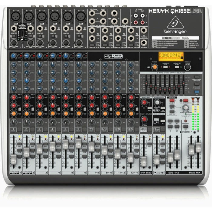 Behringer Xenyx QX1832USB Mixer (450020) - Gsus4