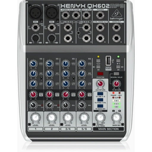 Behringer Xenyx QX602MP3 Mixer (450463) - Gsus4