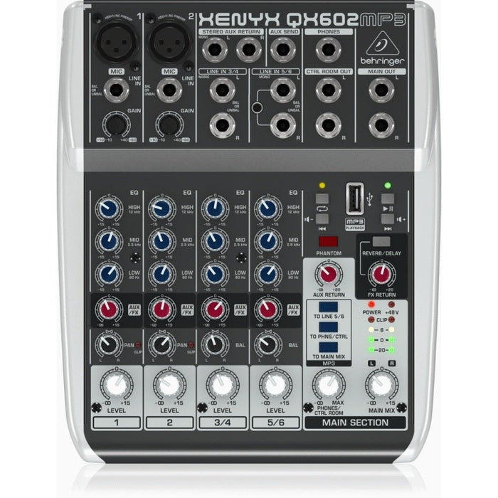 Behringer Xenyx QX602MP3 Mixer (450463) - Gsus4