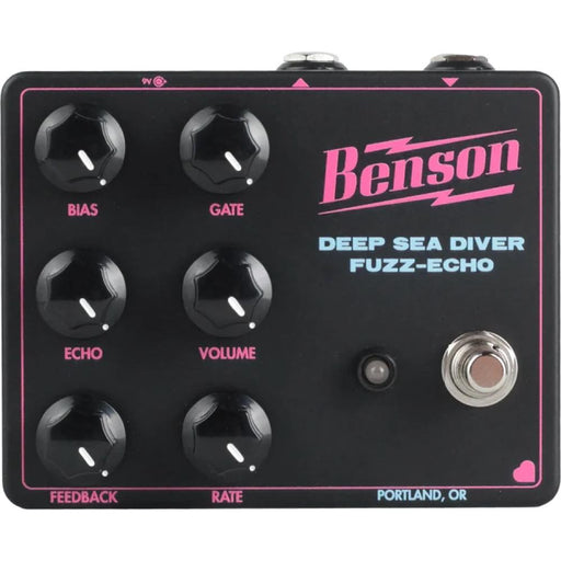 Benson Amps Deep Sea Diver Fuzz-Echo Fuzz + Delay Pedal (Benson-Deep-Sea-Fuzz-Echo) - Gsus4