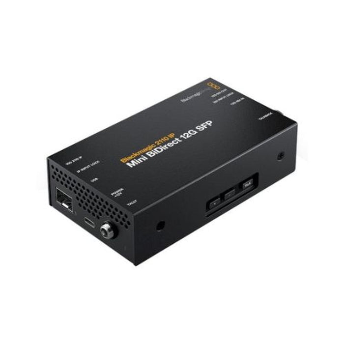 Blackmagic Design | 2110 IP Mini BiDirect 12G SFP Converter (CONVNVIPF/IP/12GSFP) - Gsus4