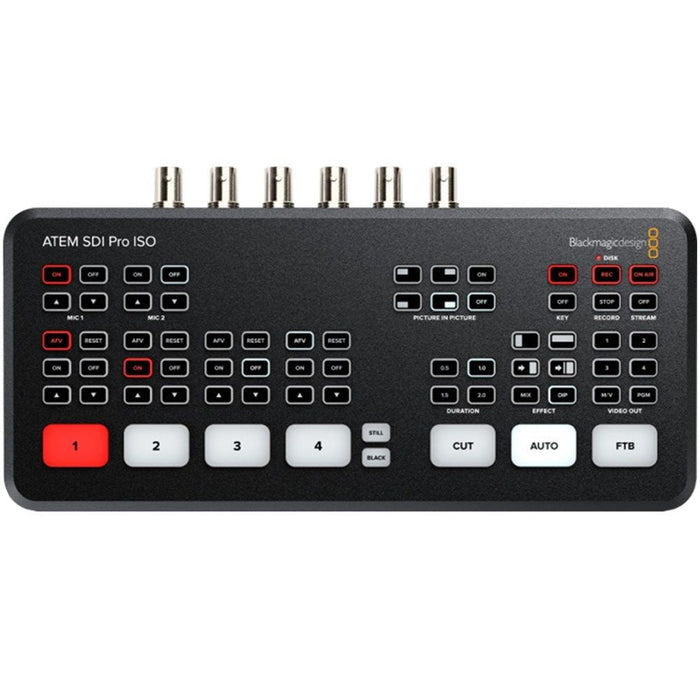 Blackmagic Design | ATEM SDI Pro ISO | Live Production Video Switcher / Recorder (SWATEMMXEPBPRISO) - Gsus4
