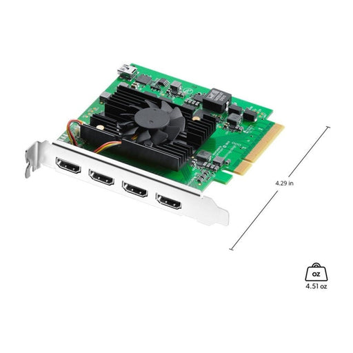 Blackmagic Design | DeckLink Quad HDMI Recorder | High Performance PCIe Card (BDLKDVQDHDMI4K) - Gsus4