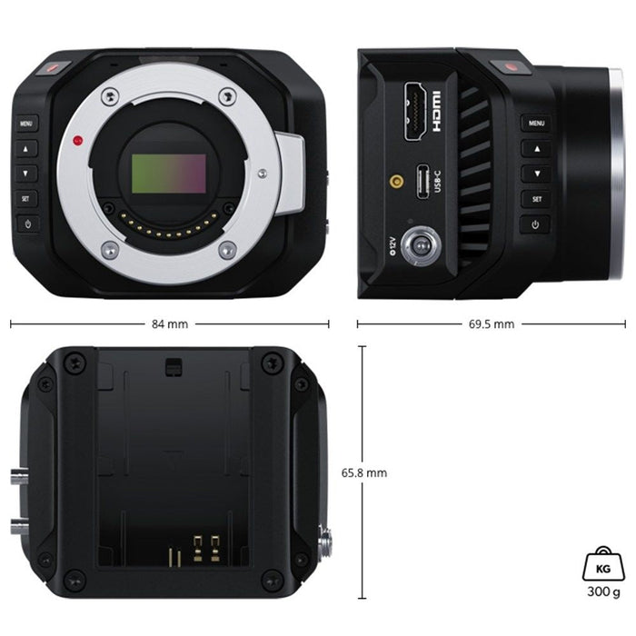 Blackmagic Design | Micro Studio Camera 4K G2 | Body Only (CINSTUDMFT/UHD/MRG2) - Gsus4