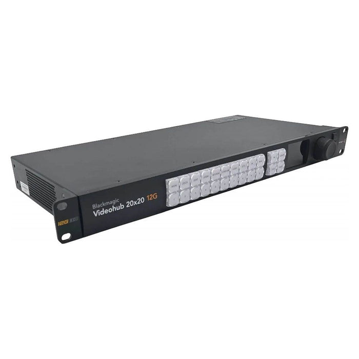 Blackmagic Design | Videohub 20x20 12G | Zero Latnecy Video Router (VHUBSMAS12G020020) - Gsus4