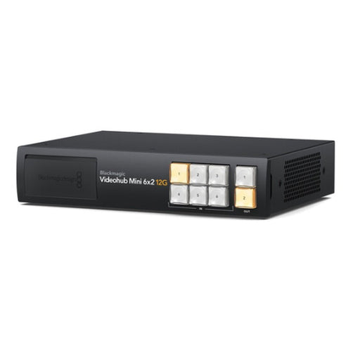 Blackmagic Design | Videohub Mini 6x2 12G Router (VHUBSMTI12G0602) - Gsus4