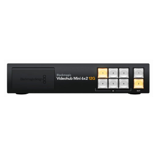 Blackmagic Design | Videohub Mini 6x2 12G Router (VHUBSMTI12G0602) - Gsus4