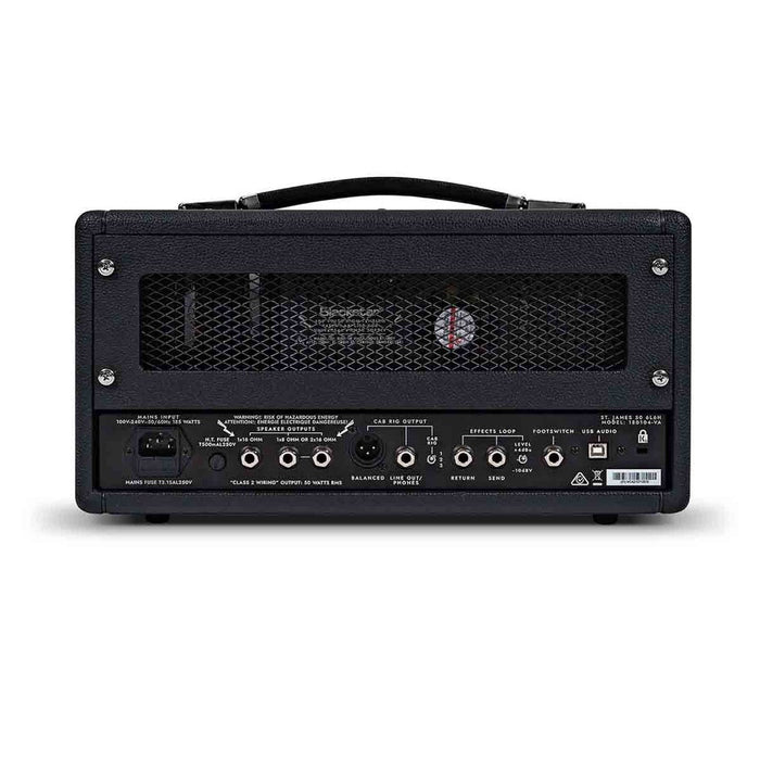 Blackstar | ST JAMES 50 | 50W 6L6 Guitar Amp Head | Black (ST - J506L6H) - Gsus4