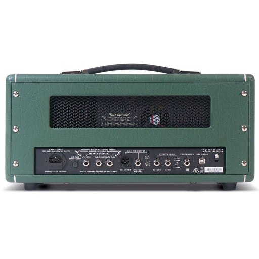 Blackstar | ST JAMES | Jared James Nichols Signature | 50W Amp Head | British Racing Green (ST - JJN50H) - Gsus4
