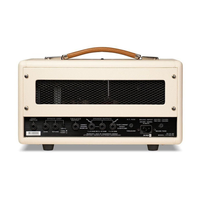 Blackstar | TV - 10 A | 10W Amp Head w/ 6L6 Valves (Cream) (TV-10-AH) - Gsus4