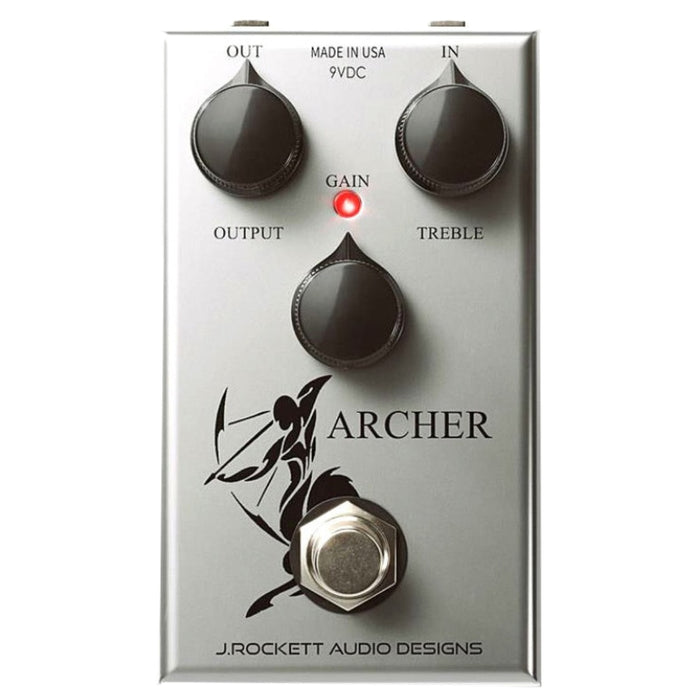 J Rockett | The Jeff Beck ARCHER | Overdrive & Boost based on Klon | BLACK Knobs