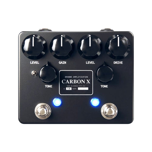 Browne Amp | CARBON X | Dual Overdrive | Two BluesBreakers in One (Browne - Carbon - X) - Gsus4