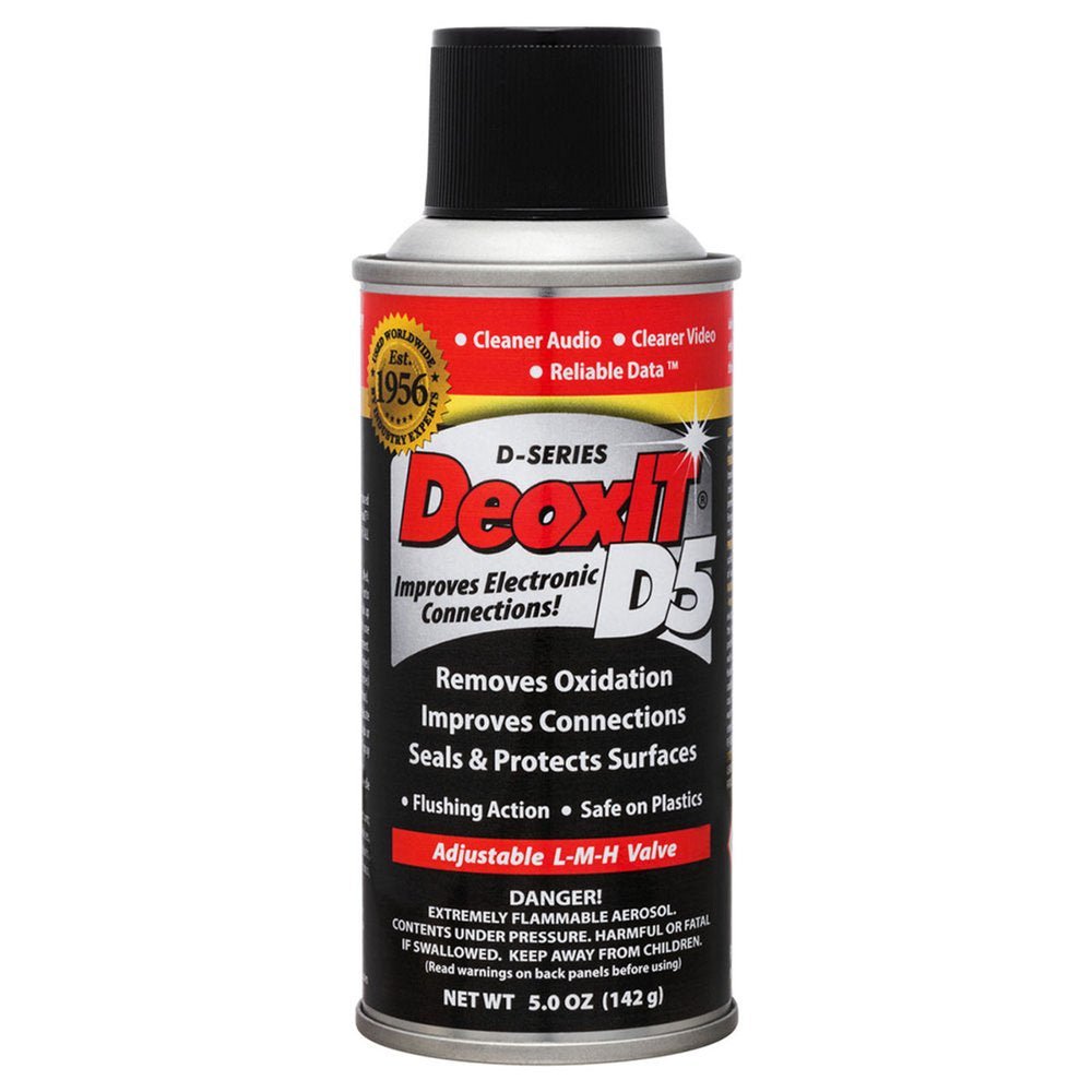 CAIG | D5S - 6 | DeoxIT | Contact Cleaner, 5% Spray, 5 Oz (142g) (HOS - D5S6) - Gsus4