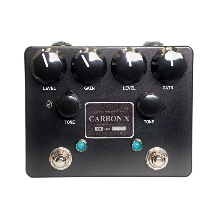 Browne Amp | CARBON X | Dual Overdrive | Two BluesBreakers in One