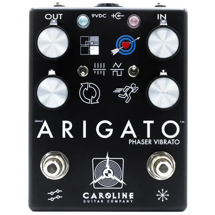 Caroline ARIGATO Phaser Vibrato w/ Havoc Switch (Limited Black) (Caroline-Arigato-Blk) - Gsus4